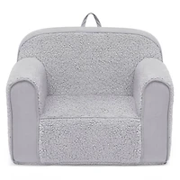 Cozee Sherpa Chair with Suede