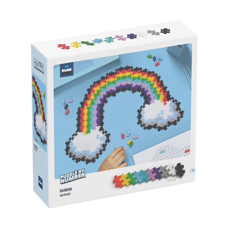 Puzzle By Number - Rainbow: 500 Pcs