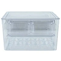 Kitchen Details Clear 8 Piece Refrigerator Organizer Set