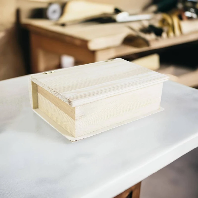 Multicraft Wood Keepsake Book Box