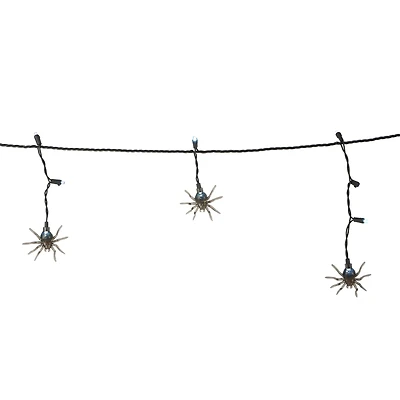 25ct. Cool White LED Icicle Spider Icon String Lights by Ashland®