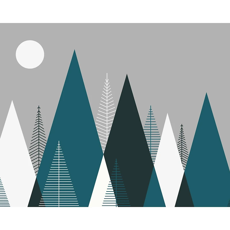 Ohpopsi Mountainscape Wall Mural