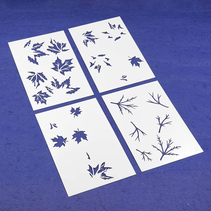 Fall Leaves Layering Stencils by Recollections™