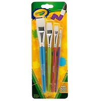 Crayola® Big Paintbrush Flat Set, 4 Packs of 4