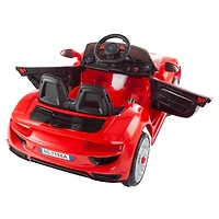 Toy Time Red Battery Powered Ride-On Sports Car