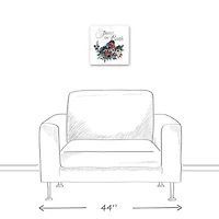 Peace On Earth Bird Canvas Wall Art