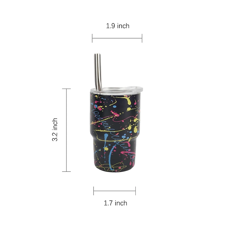 3oz. Mini Splatter Stainless Steel Insulated Tumbler by Ashland