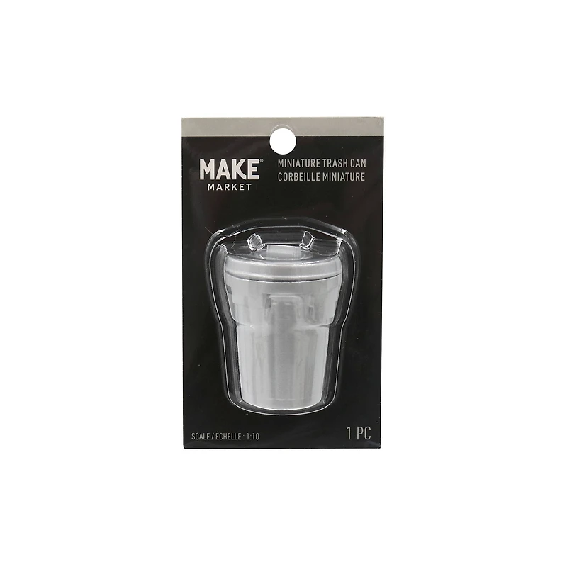 Mini Silver Trash Can by Make Market®