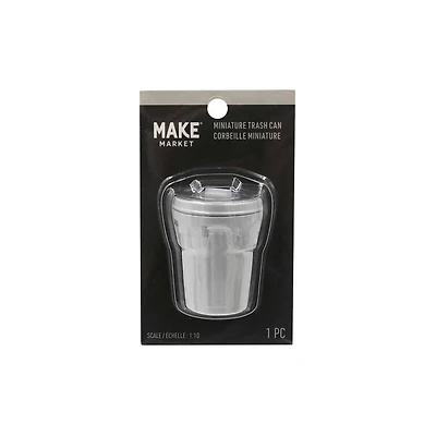 Mini Silver Trash Can by Make Market®