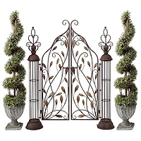 Design Toscano 5.5ft. The Princess' Entryway Metal Garden Gate
