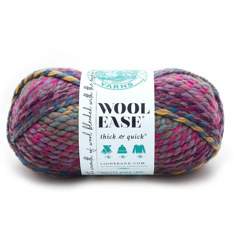 15 Pack: Lion Brand® Wool-Ease® Thick & Quick® Yarn, Prints
