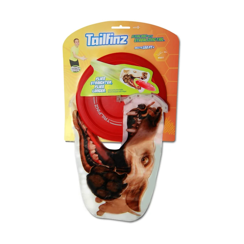 Tailfinz Flying Disc with Stabilizing Tail