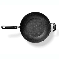 THE ROCK by Starfrit 12.5" Nonstick Wok With Helping Handle