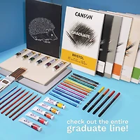 Canson® Graduate Foldover Natural Toned Mixed Media Pad, 9" x 12"