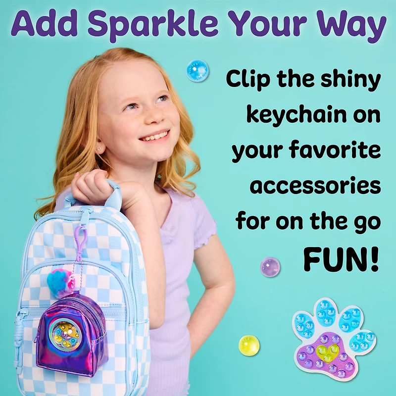 Creativity for Kids® Bubble Gems™ Puppy Dog Backpack Keychain Kit