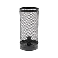 Simple Designs 13" Mesh Cylindrical Steel Table Lamp