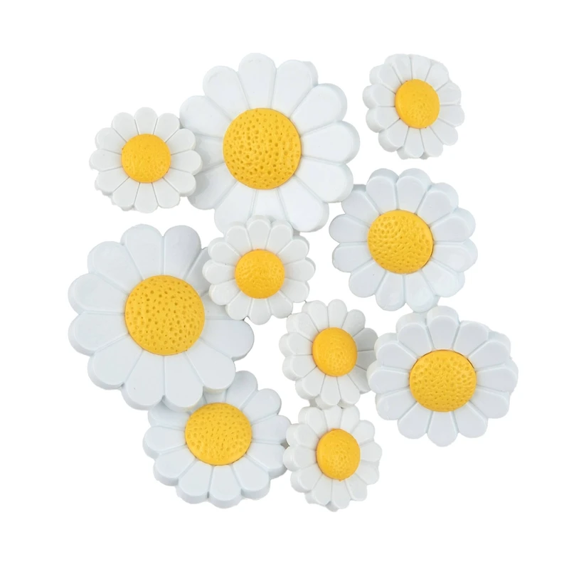 Flair Originals™ Daisy Buttons, 9ct.
