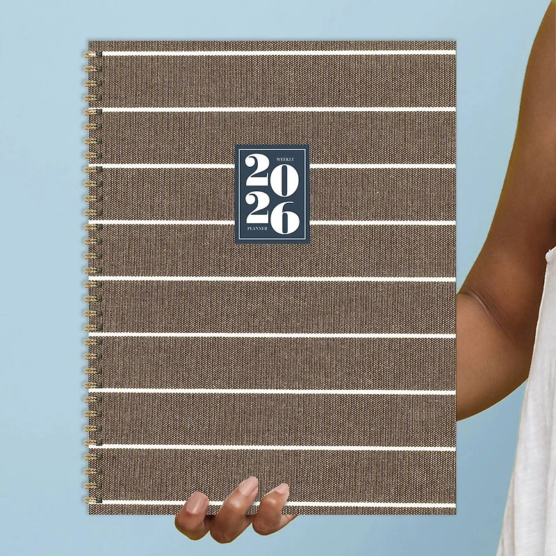 2026 Linen Large Weekly Monthly Planner