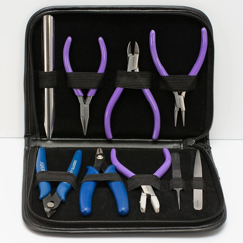 The Beadsmith® 9 Piece Deluxe Beader's Tool Kit