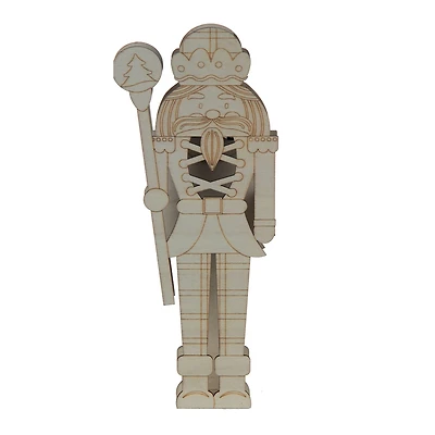8.75" DIY Nutcracker LED Wood Décor by Make Market®