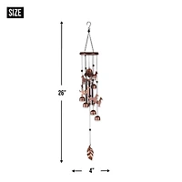 26" Bronze Dogs Wind Chimes