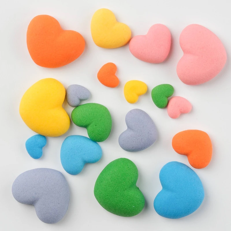 PME Cake Sweet Street® Rainbow Hearts Icing Decorations