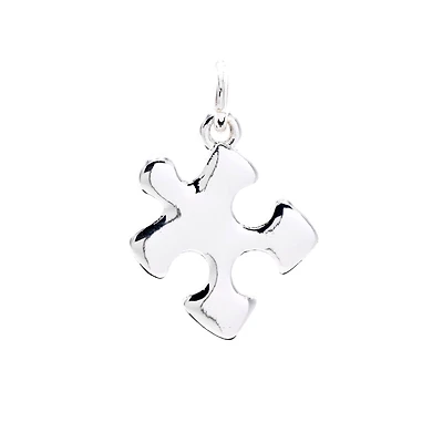 Charmalong™ Silver Plated Puzzle Charm by Bead Landing™
