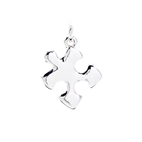 Charmalong™ Silver Plated Puzzle Charm by Bead Landing™