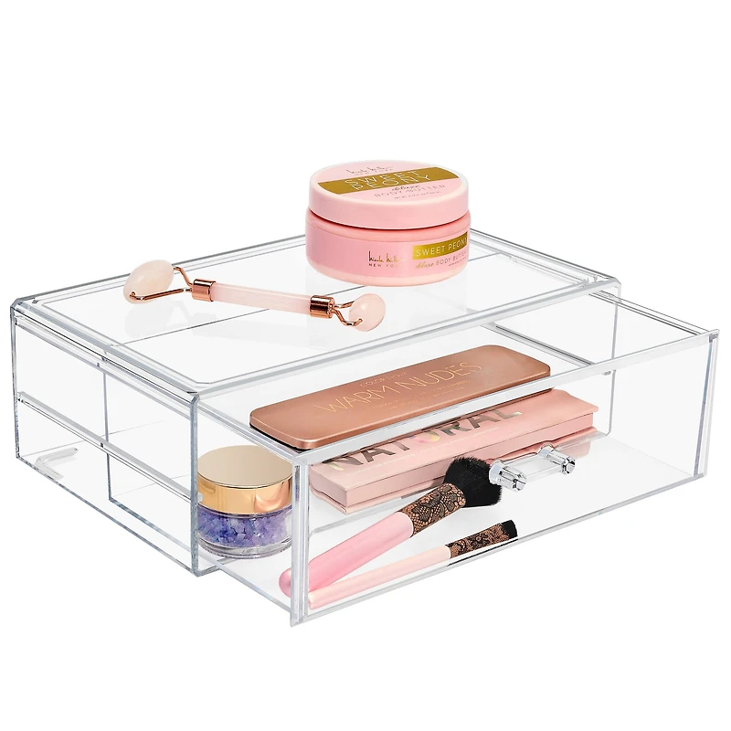Sorbus Large Acrylic 1-Drawer Cosmetic Organizer