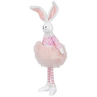 15" Pink Ballerina Bunny Standing Easter Figure