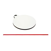 3" Bulb Hardboard Sublimations Ornaments, 5ct. by Make Market®