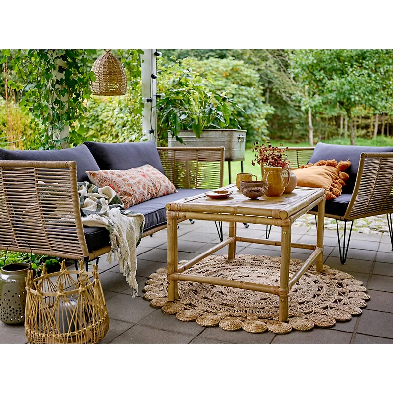 Hello Honey® Natural Boho Hand Woven Jute Rug, 48"