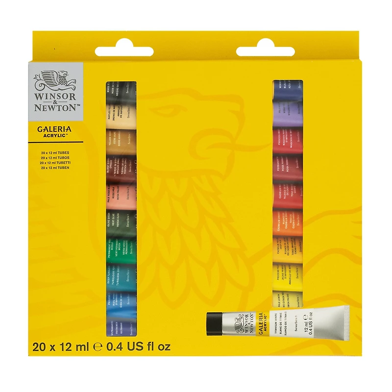 6 Packs: 20 ct. (120 total) Winsor & Newton™ Galeria Acrylic™ Set