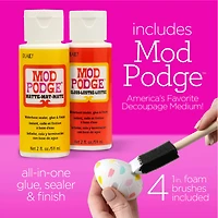 Apple Barrel® Acrylic Holiday Paints & Mod Podge 32 Piece Set