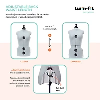 Dritz® Twin-Fit Medium Dress Form with Adjustable Tri-Pod Stand