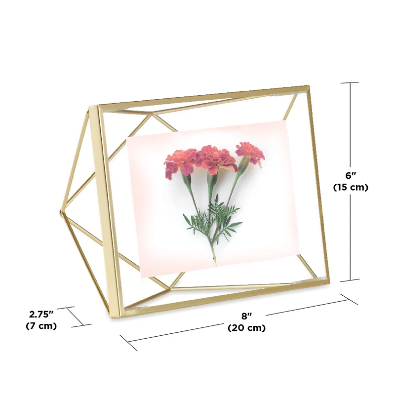 Umbra Matte Brass Prisma Picture Frame