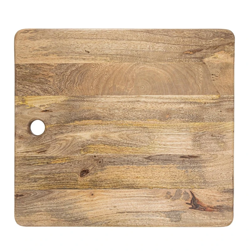 Hello Honey® 21.5" Natural Mango Wood Rectangle Cheese & Cutting Board