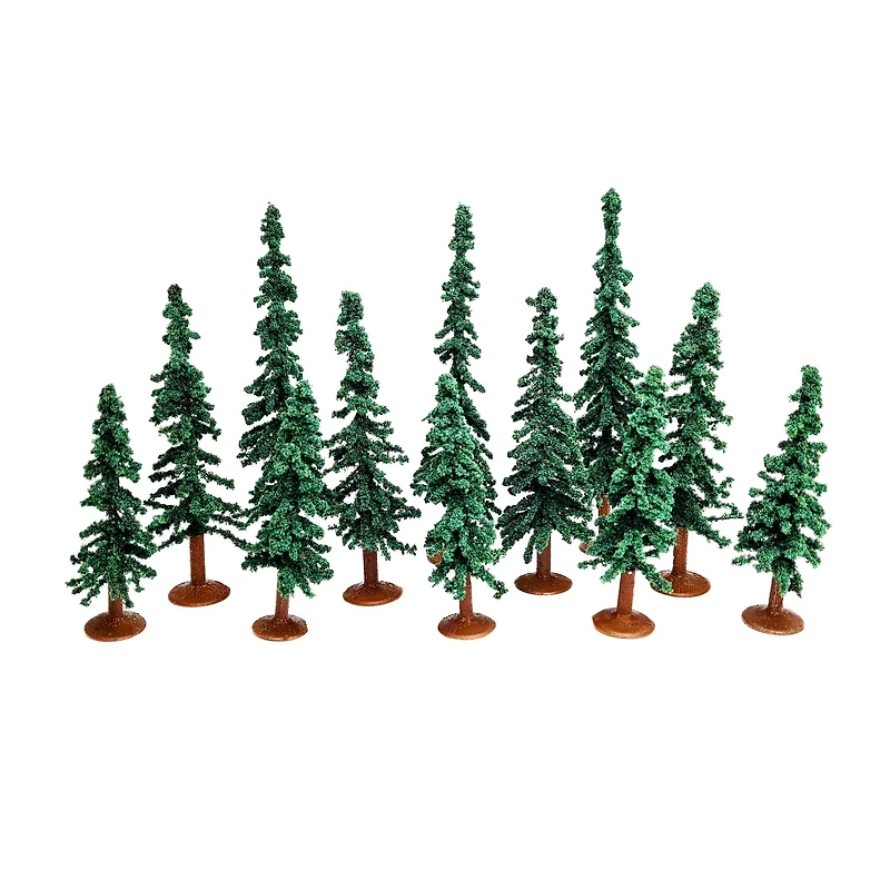 JTT Scenery Products Super Scenic Mini Evergreen Trees, 12ct.