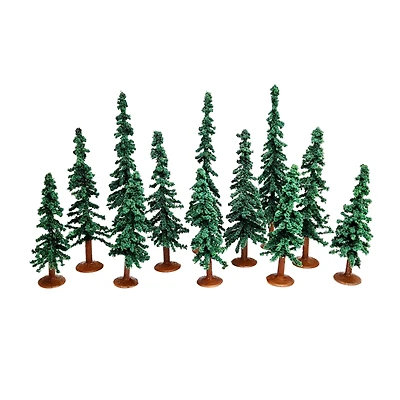 JTT Scenery Products Super Scenic Mini Evergreen Trees, 12ct.