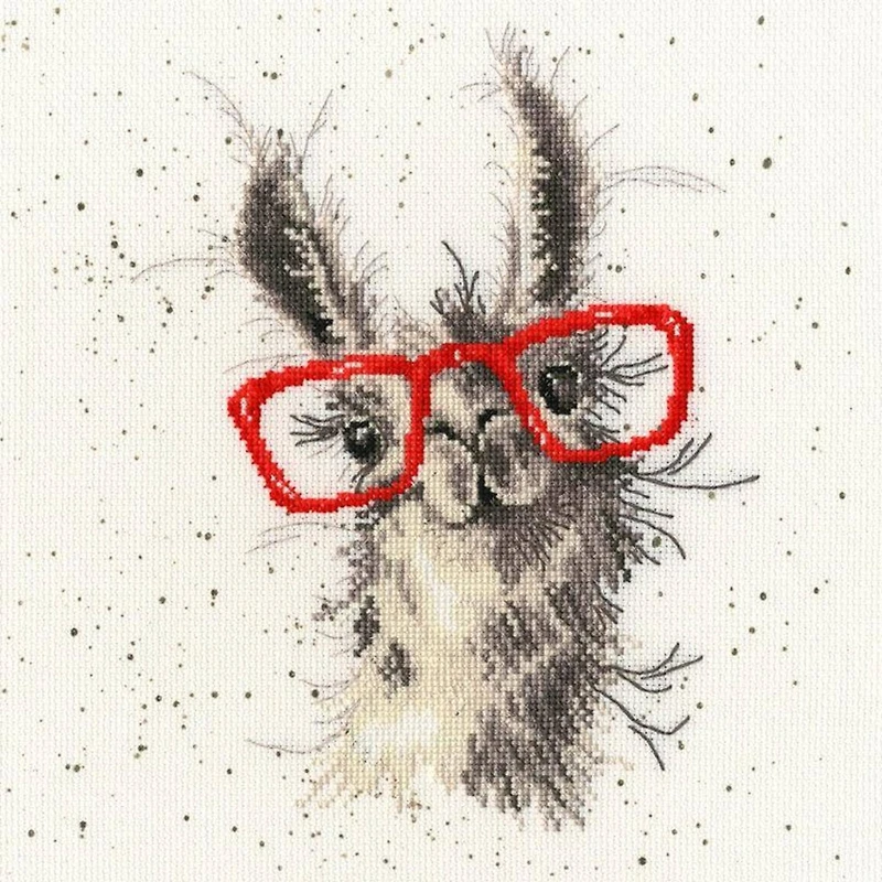 Bothy Threads No Cause For A-Llama Counted Cross Stitch Kit