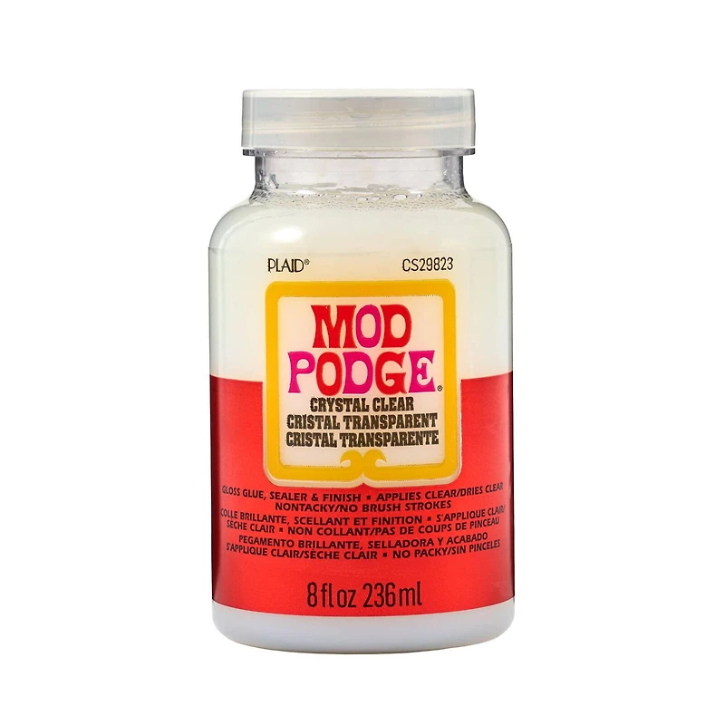 Mod Podge® 8oz. Crystal Clear Gloss Glue, Sealer & Finish