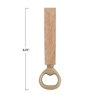 Hello Honey® Mango Wood & Brass Bottle Opener