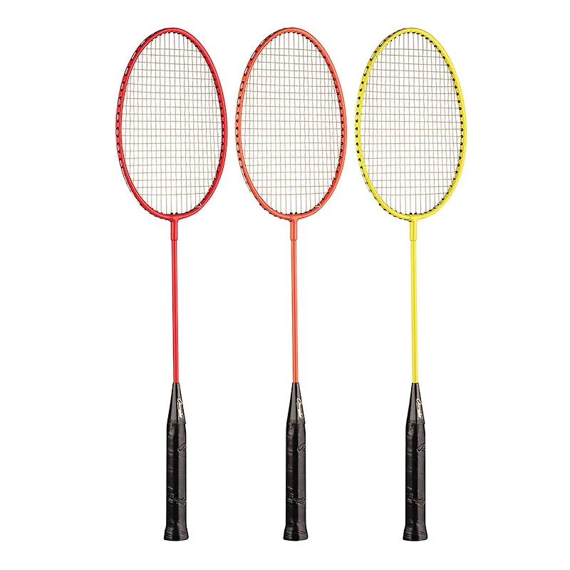 Champion Sports Tempered Steel Badminton Racket Set