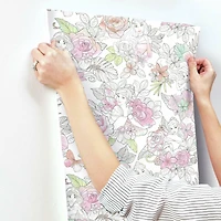 RoomMates Disney® Princess Floral Peel & Stick Wallpaper