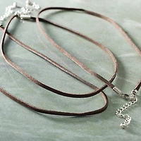 Brown Suede Necklace by Bead Landing™