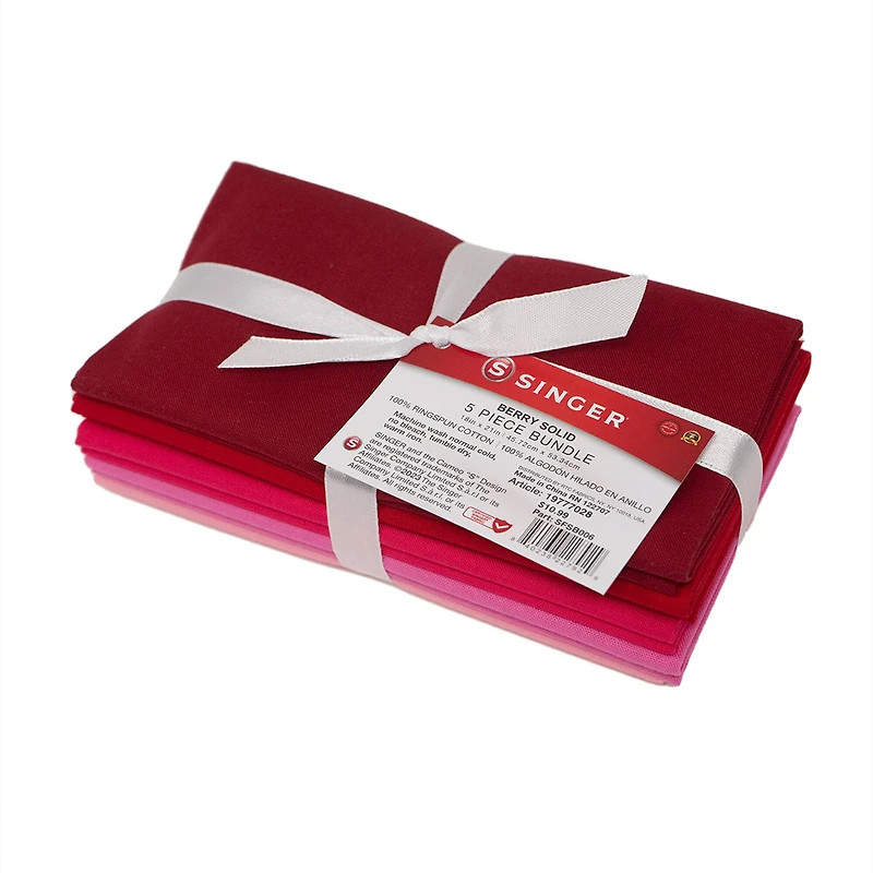 SINGER Solid Cotton Fabric Bundle