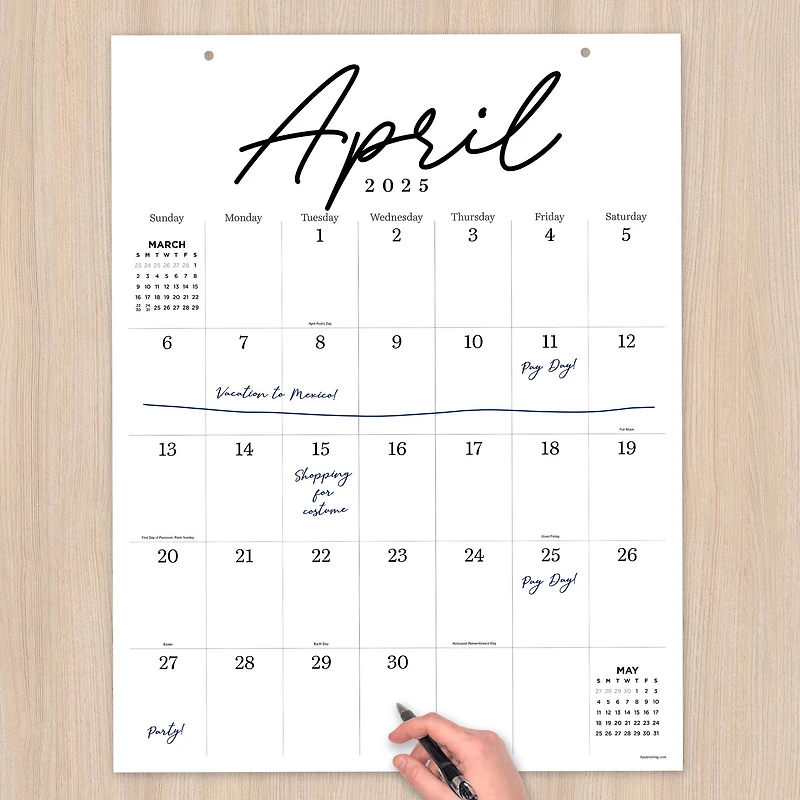 TF Publishing Medium 2025 Art Poster Wall Calendar