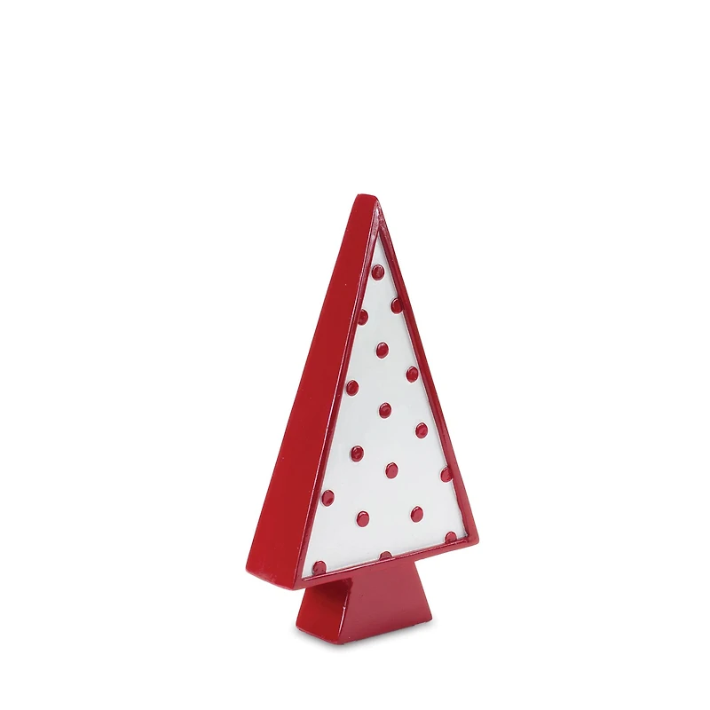 Red Whimsical Tabletop Tree Set