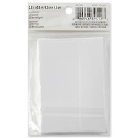 12 Packs: 20 ct. (240 total) White Cards & Envelopes by Recollections™, 2.5" x 3.5"