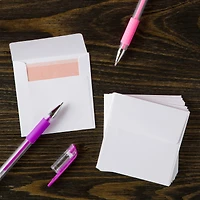12 Packs: 20 ct. (240 total) White Envelopes by Recollections™, 3.25" x 3.25"